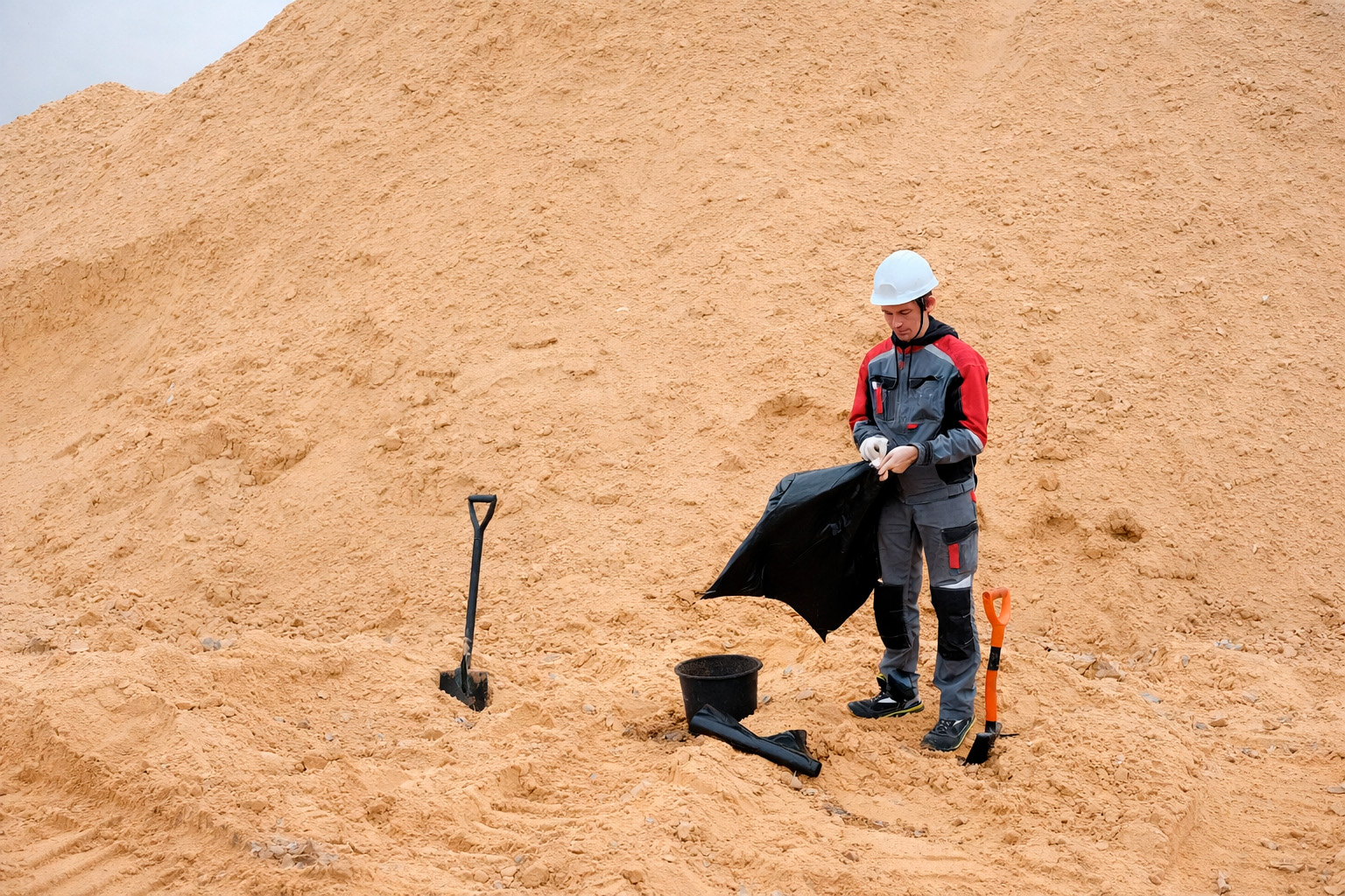 Испытания песка, ПГС, грунтов